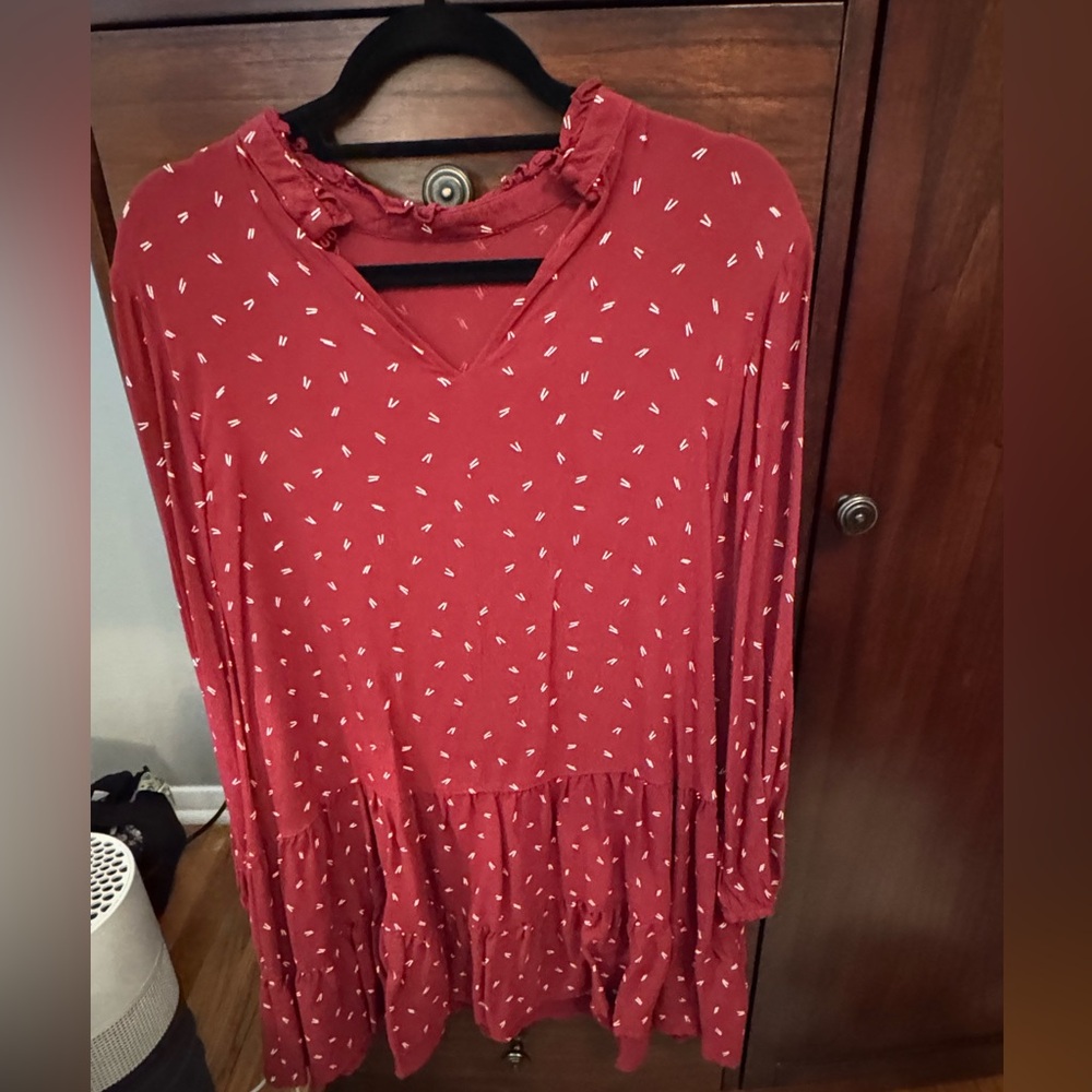 Loft Dress Burgundy